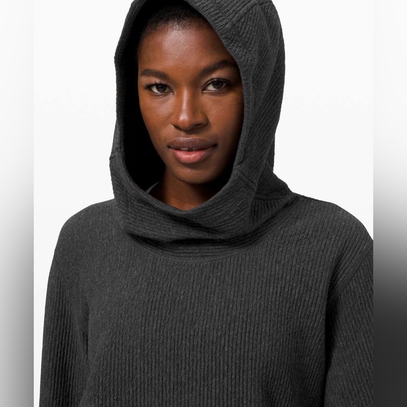 Lululemon Retreat Yourself Hooded Pullover Graphite Grey - Picture 4 of 12
